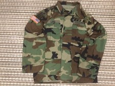 US Military Camo BDU Woodland Summer Top Medium Regular 8415-01-390-8544 Shirt