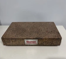 STARRETT GRADE A GRANITE SURFACE PLATE - 12" X 8" X 2"