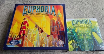 Euphoria Board Game (used) + Ignorance Is Bliss Expansion (new) Stonemaier Games