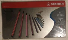 STABILO Pen 68 Tin Set, Set of 30 Multicolor 6830-6