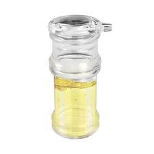 Clear Acrylic Soy Sauce Vinegar Olive Oil Bottle BBQ Dispenser Shaker 100Ml L2P3
