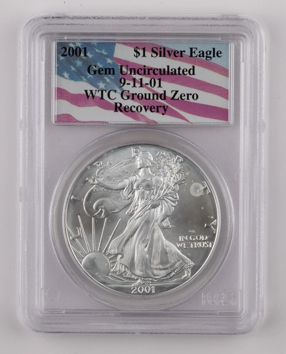 2001年 アメリカ イーグル 1オンス銀貨 American Eagle 2001 Silver Bullion Coins for sale | eBay
