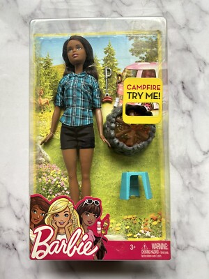 Mattel 2016 Camping Fun Nikki Barbie Doll