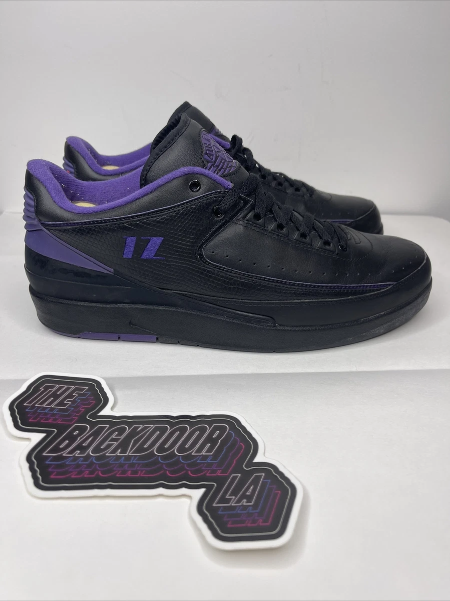 Retro Jordan 2s Sample “ Mike Bibby” Low top “King” purple u0026amp; black |  eBay