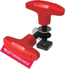 GP Anchor Quick-Release Tie Down Anchor  Thumbscrew Bolts Set Red Pack 2