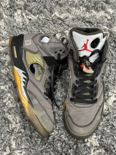 Size 12 - Jordan 5 Retro SP x Off-White Mid Muslin