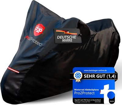 [ Test SEHR GUT *]  Motorrad Abdeckplane Wasserdicht Wetterfest, Outdoor Plane F