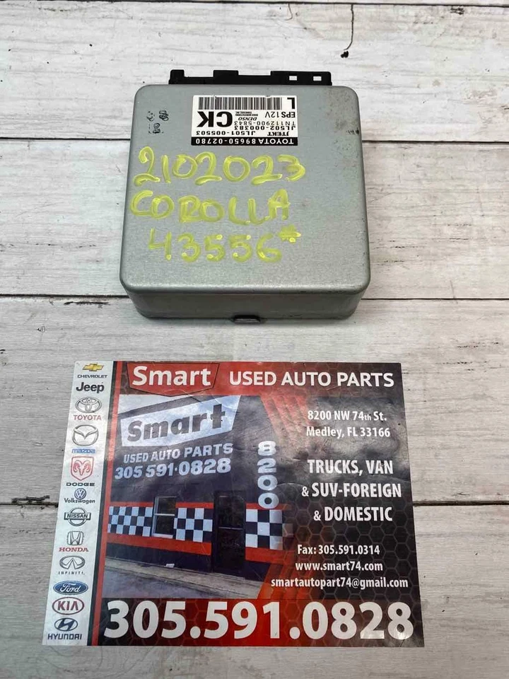 Toyota Corolla 2014 2015 módulo de control de dirección asistida OEM 8965002780 Foto 2 de 4