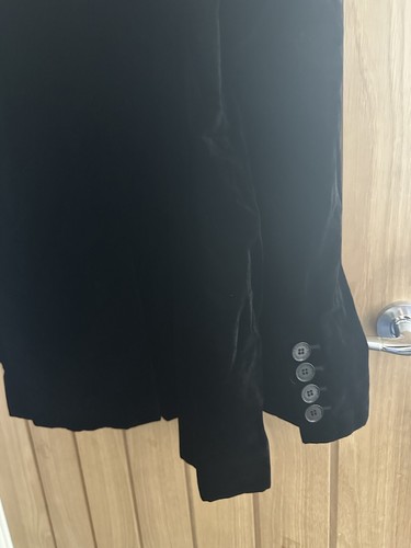 STELLA MCCARTNEY One Button Boyfriend Velour Blazer Size 14 GENUINE RRP £1095 #R - Picture 6 of 7