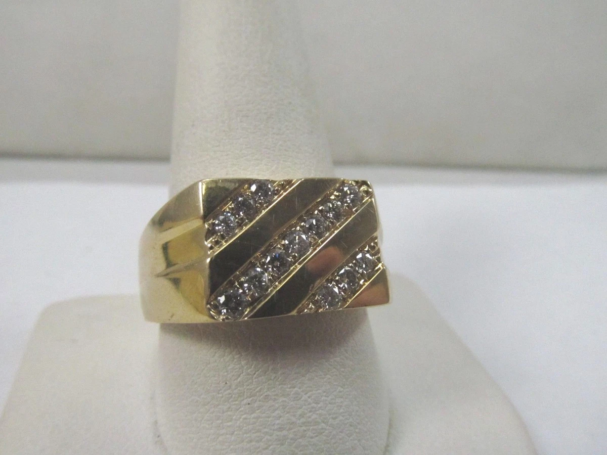 10k solid gold mens ring outlet