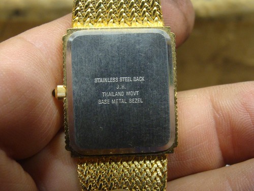 Vintage Xavier Quartz Men's Watch Masterpiece Faceted Diamond EXCELLENT - Picture 3 of 11