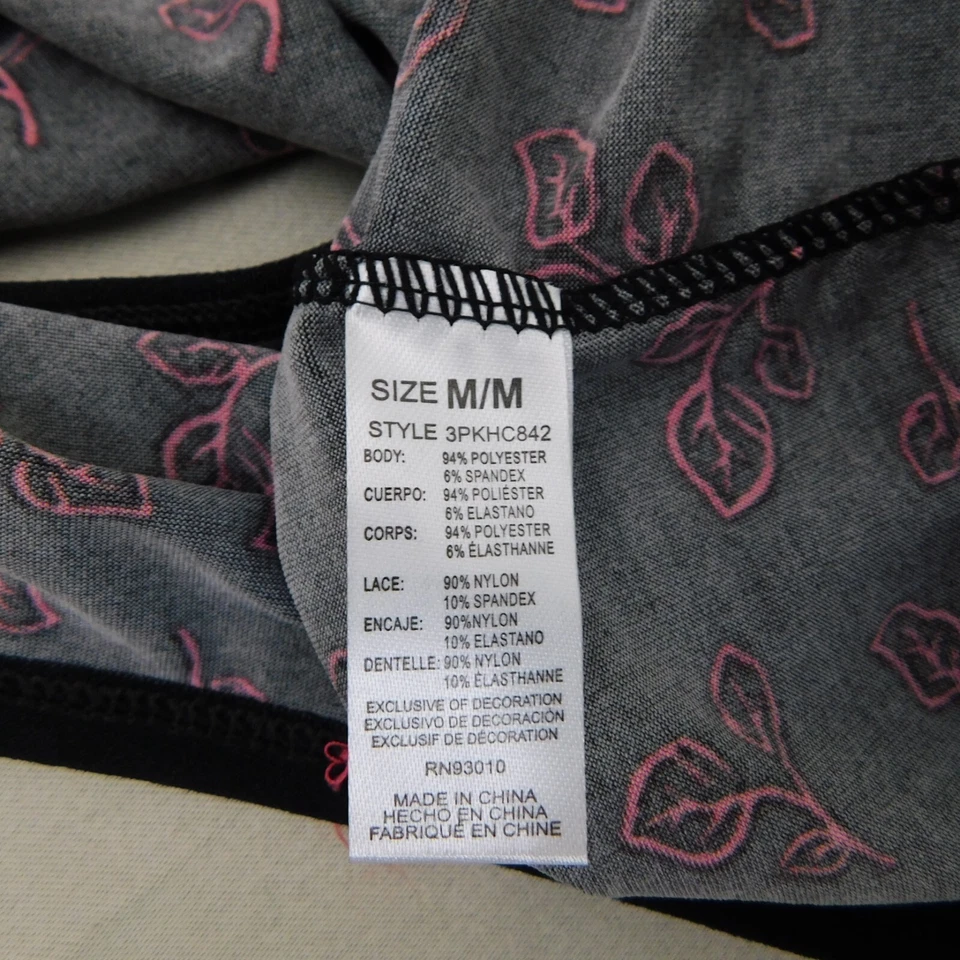 LOT 5 Pair Bobbie Brooks Bow-Accent Brief Panties - 6, Medium #128 - Image 4 of 4