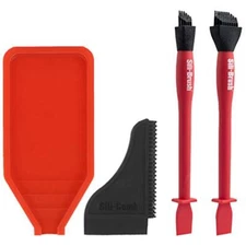 The Complete Cone Glue Kit Wood Glue Up 4piece Kit 2 Pack Of Cone Brushes 1 Tray