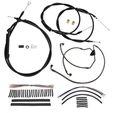 14" Bar Extended Clutch Cable Can-bus Wire for Harley Touring 00-06 N/Cruise