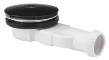 Wirquin - Slim Shower Trap 90mm In Black - 30722860