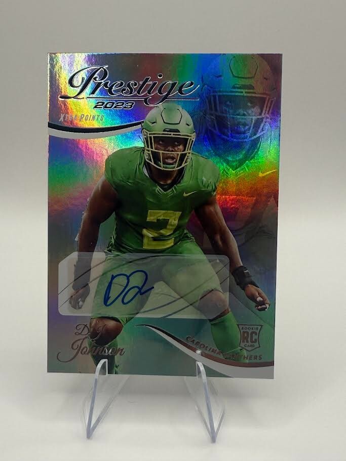2023 Prestige Rookies Xtra Points Signatures Premium DJ Johnson RC #330