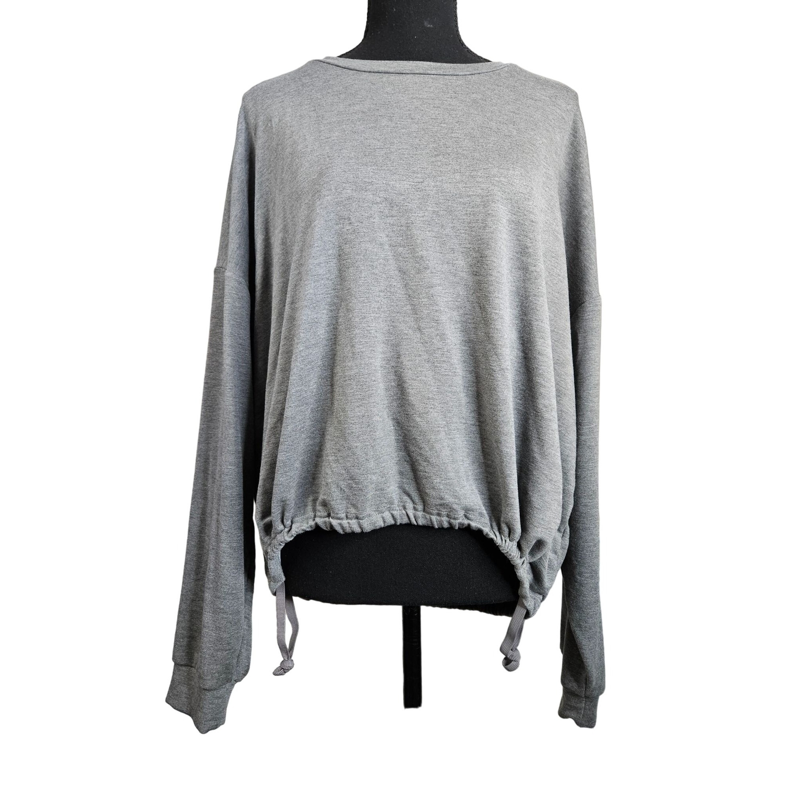 Fabletics Pullover Crop Drawstring Side Waist Lon… - image 5