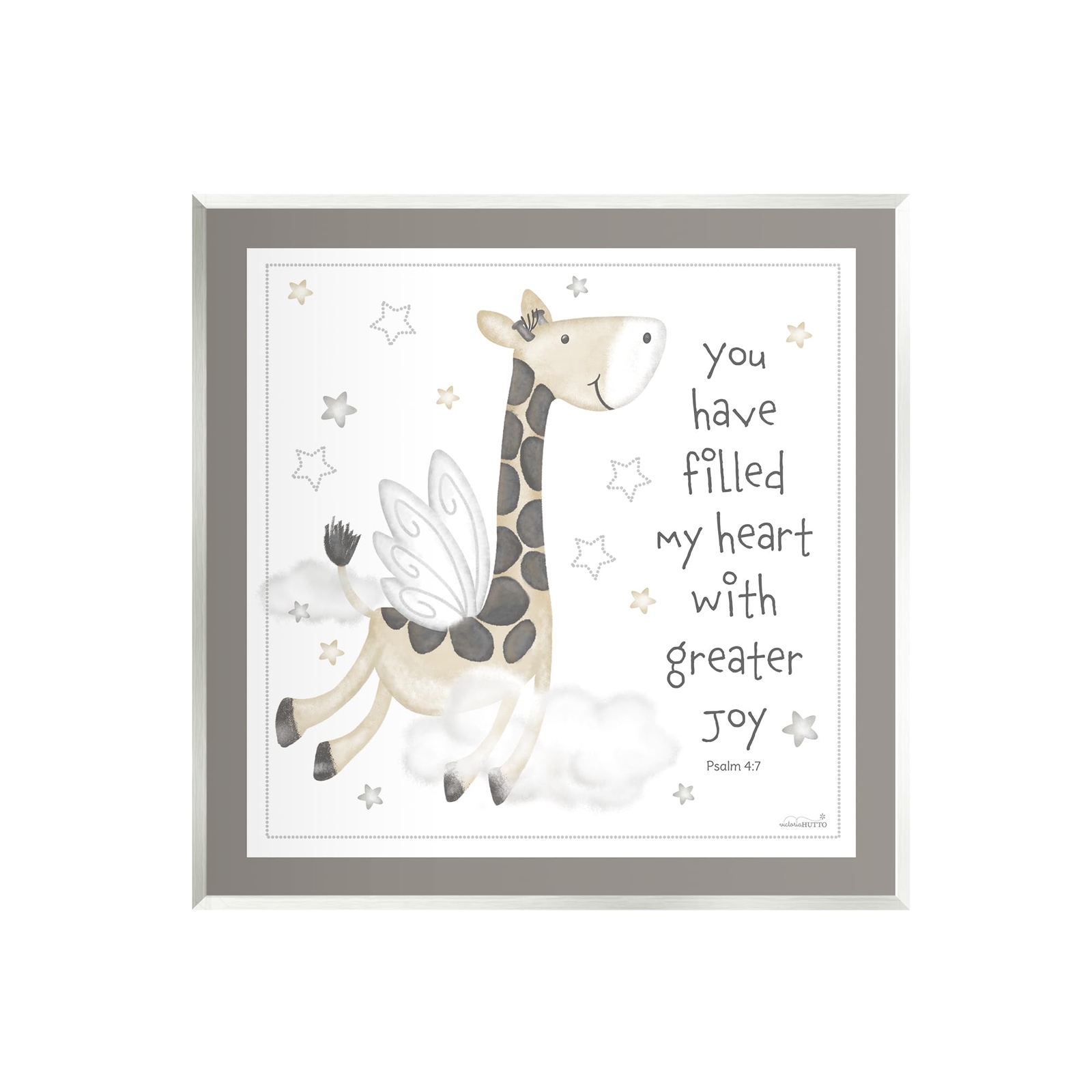 Victoria Hutto’s Psalm Giraffe Wall Art Plaque