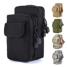 Tactical Molle Pouch Belt Waist Bag Military Pack Outdoor Camping Hiking Pocket