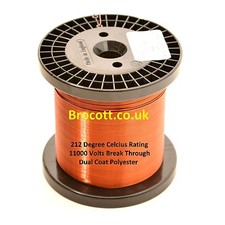 0.95mm ENAMELLED COPPER WINDING WIRE, MAGNET WIRE, COIL WIRE - 750 Gram Spool