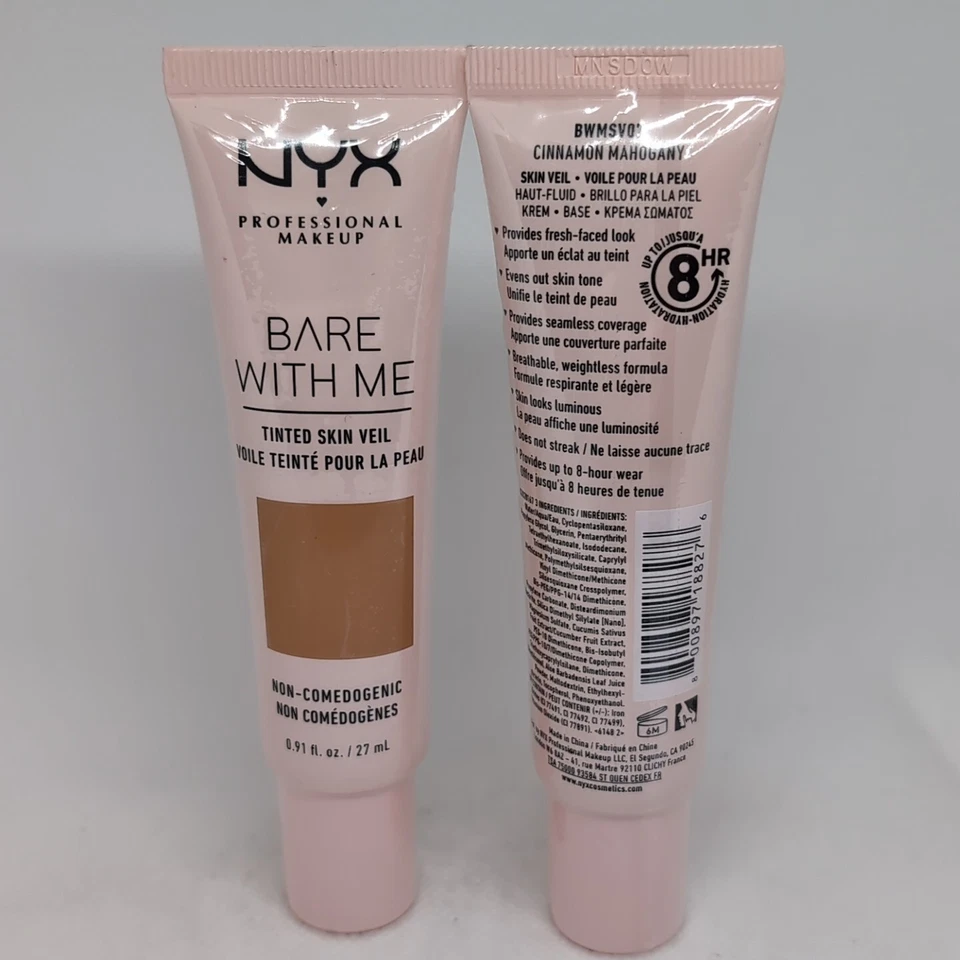 2 NYX Bare With Me 色肤面纱 - CINNAMON MAHOGANY — 第 2/2 张图片
