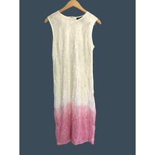 ASHRO- WOMEN'S HOMBRE LACE FULLY LINED MIDI BACK ZIP-UP CLOSURE DRESS SIZE 10