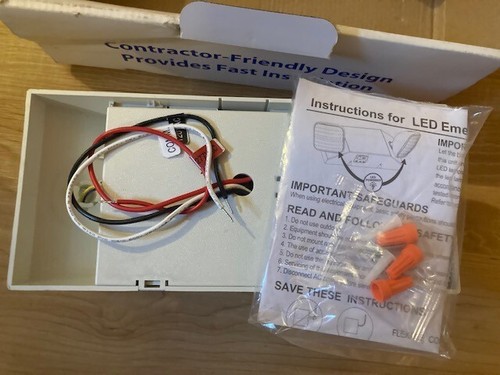 TCP LEDWELRC Emergency Lighting Fixture, White Housing, Damp Location listed, - Picture 4 of 4