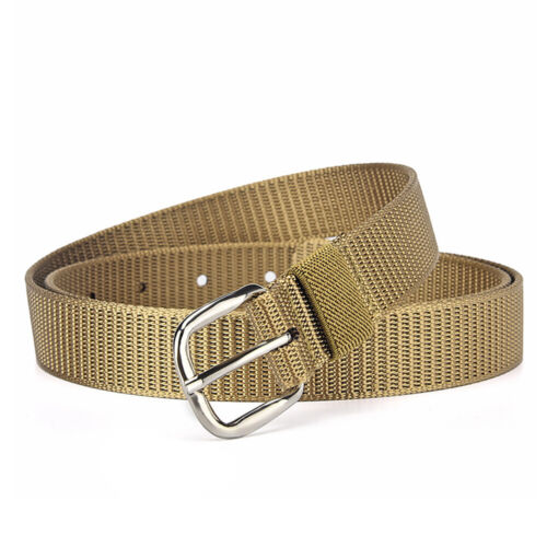 Work Buckle Tactical Quick Release Men Army Webbing Nylon Military Waist Belt - Picture 16 of 26