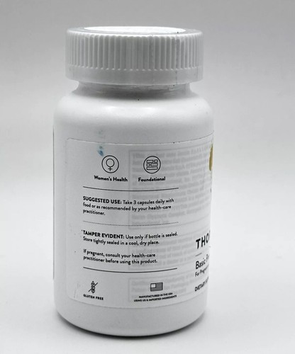 Thorne Research Basic Prenatal - Pregnant & Nursing Women - 90 caps - 2026 - Picture 4 of 5