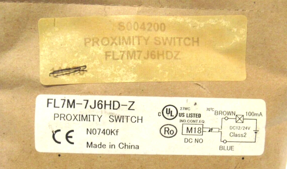 NEW AZBIL FL7M-7J6HD-Z PROXIMITY SWITCH FL7M7J6HDZ - Image 2 of 2