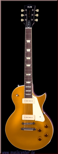 FGN E-Gitarre, Neo Classic LS11, Antique Gold, Tasche - Bild 1 von 3