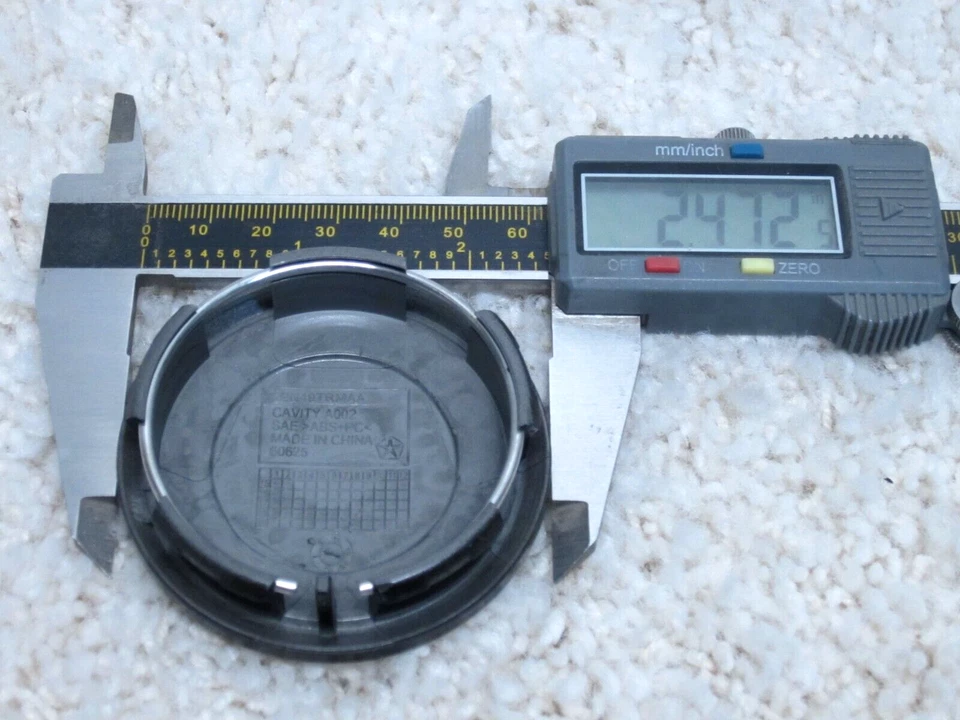 DODGE AVENGER, CHALLENGER, CHARGER, DART, DURANGO BLACK WHEEL CENTER CAP #2E-3 - Image 2 of 2