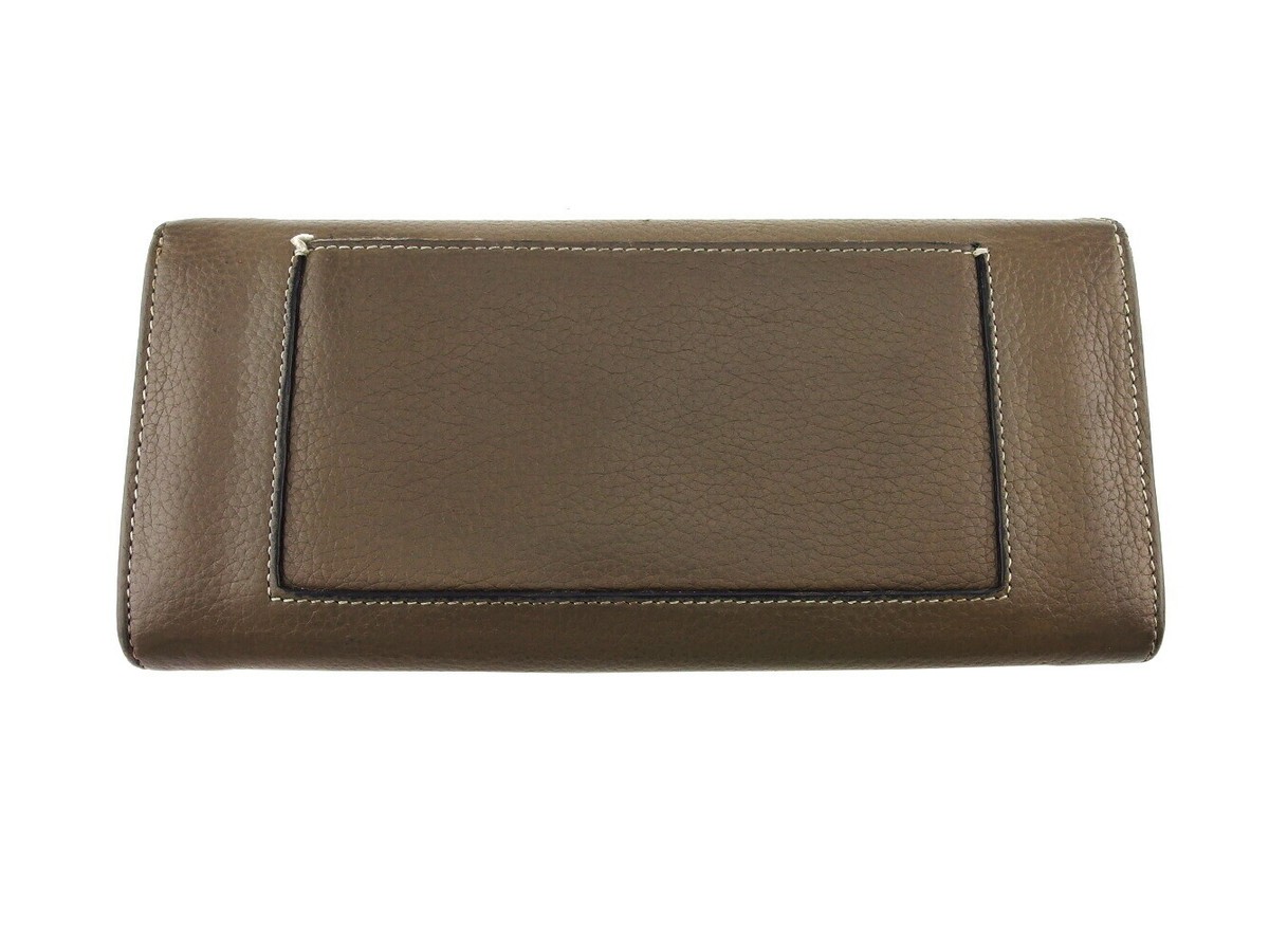 ちゅん CELINE LARGE FLAP MULTFUNCTION CELINE Large Flap Multifunction Leather Wallet Red-US