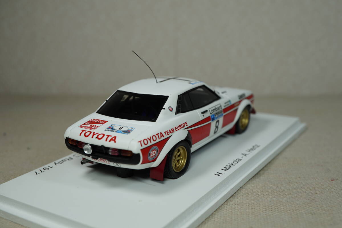 1/43 Mitsubishi Rac 2 Bit Spark Celica 2000 Gt 8 Mikkola 1/43 Mitsubishi Rac 2 Bit Spark Celica 2000 Gt 8 Mikkola