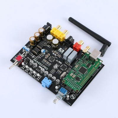 AK4493 DAC Decoder Board USB Digital Interface CSR8675 Bluetooth 5.0 w/ USB Card