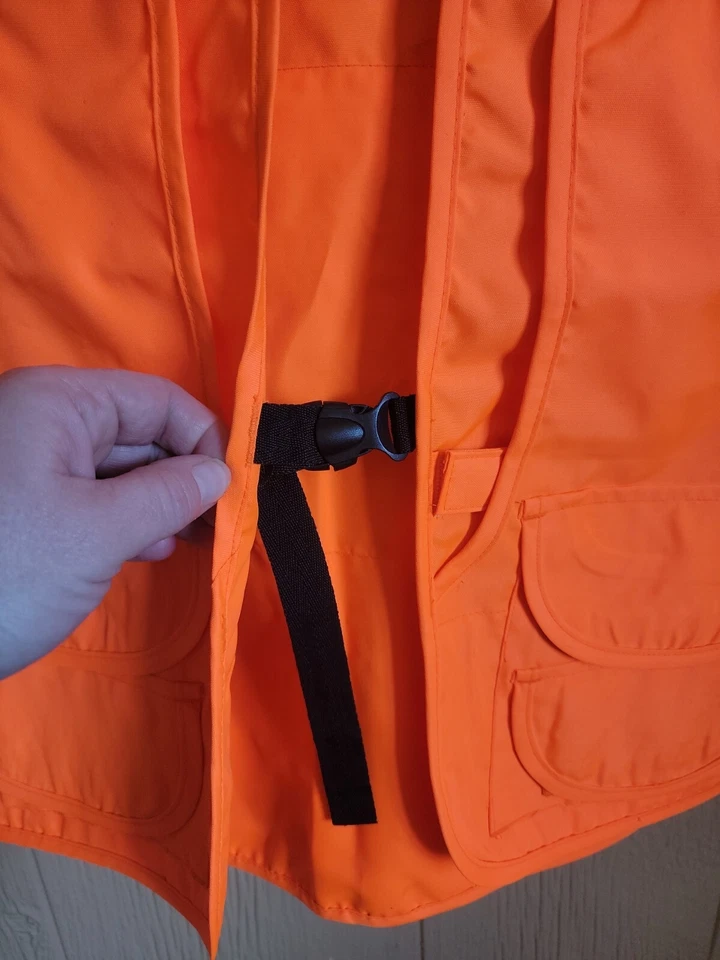 Master Sportsman Rugged Outdoor Gear Orange Hunting Vest SIZE UNKNOWN - Image 2 of 4