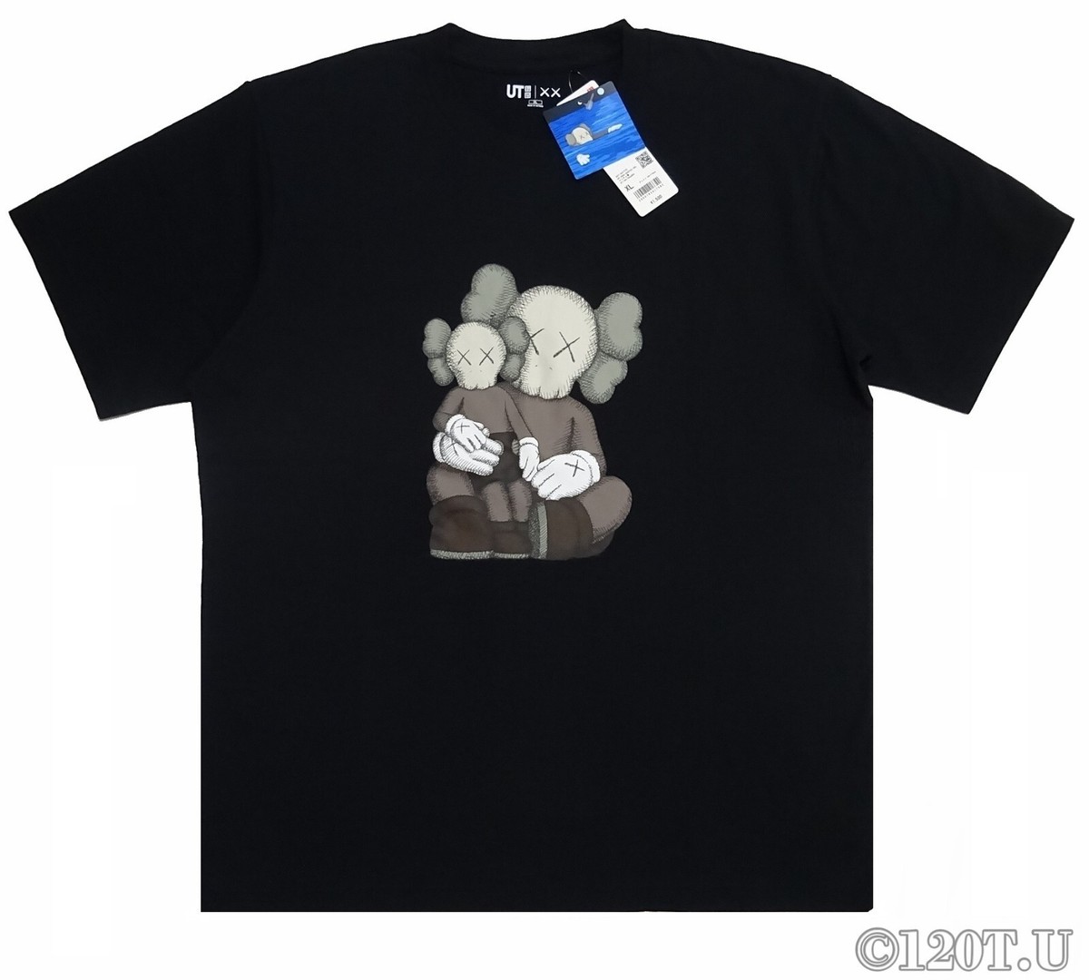 Uniqlo x Kaws Short Sleeve Graphic Tee Black Size XL NWT Z | eBay