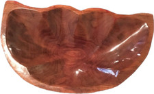 HAND CARVED PRIMITIVE WOODEN BOWL