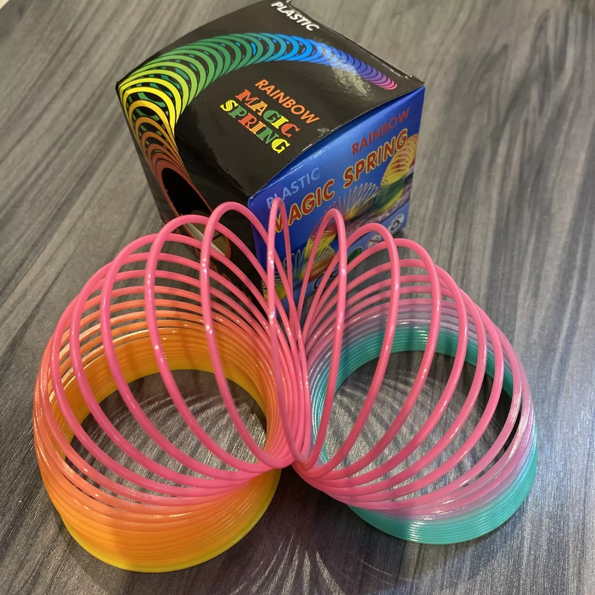 Rainbow Magic Spring Plastic Wire Spring Toy