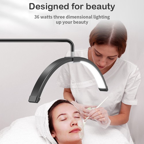 Andoer Half-Moon Floor Fill Lamp LED Flash Light Tattoo Beauty Salon Live G7Q2 - Picture 9 of 13