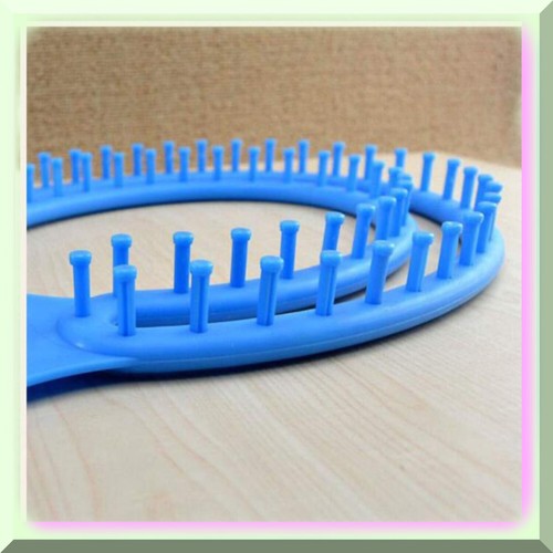 Blue Sky Looming Kit: Afghan 8-Shape Board with 3 Accessories for DIY Wool Sweat - Bild 6 von 7