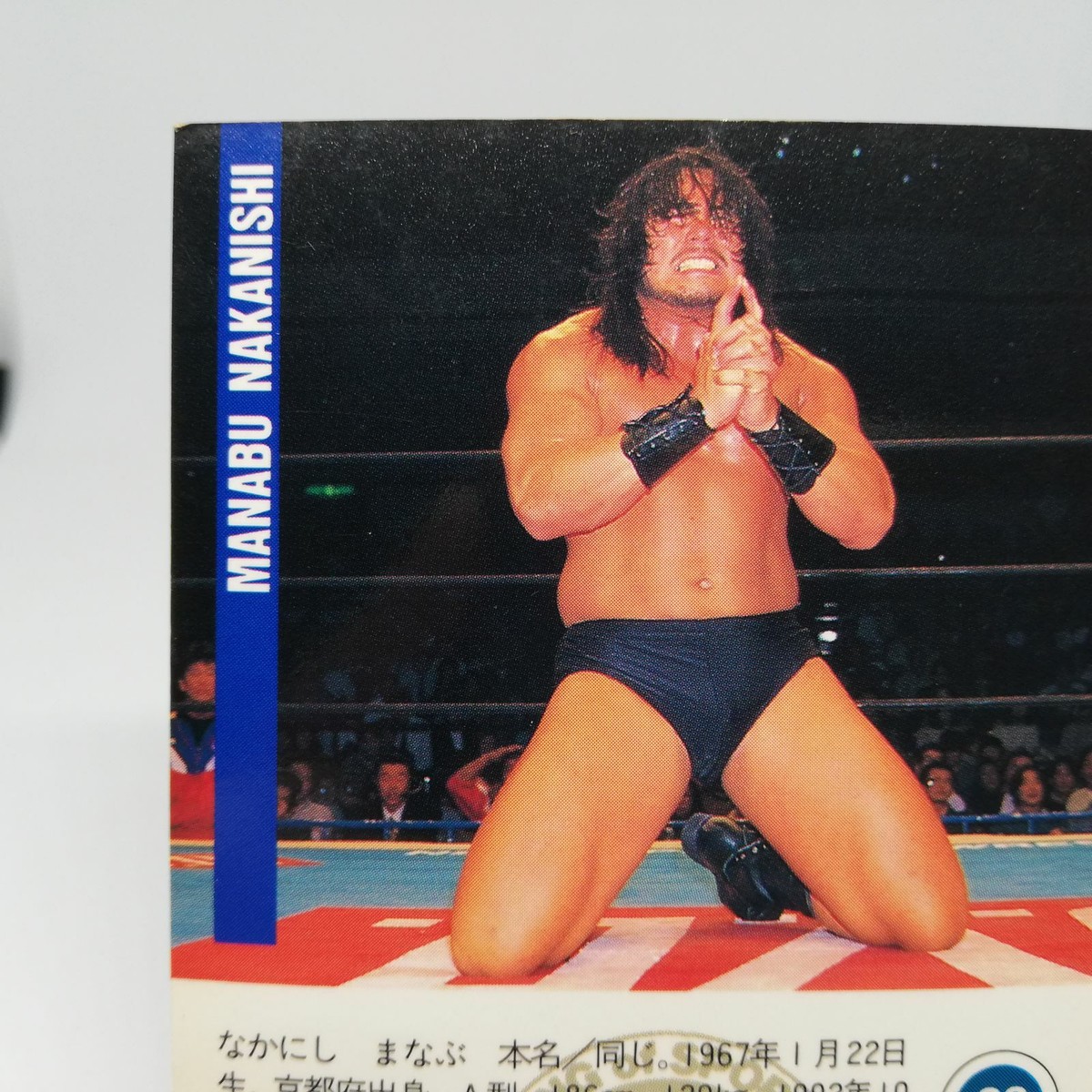 manabuページ 22 MANABU NAKANISHI New Japan Pro WREITLING CARD BBM96 1996