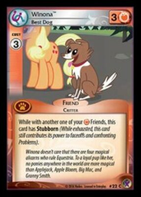 My Little Pony Marks in Time Winona, Best Dog 22 - C x3  MLP CCG