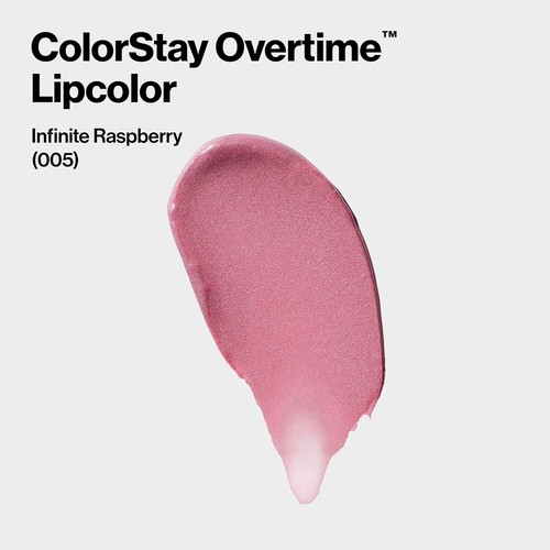 Revlon Colorstay Overtime 16 Hour Lip Color Infinite Raspberry 005 Lipstick - Picture 2 of 7