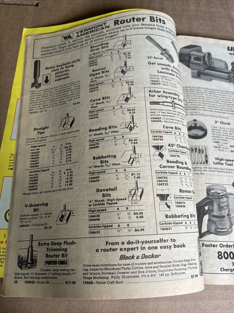 VINTAGE U. S. GENERAL 1980s TOOLS & HARDWARE CATALOG NO. 885 VINTAGE U. S. GENERAL 1980s TOOLS & HARDWARE CATALOG NO. 885
