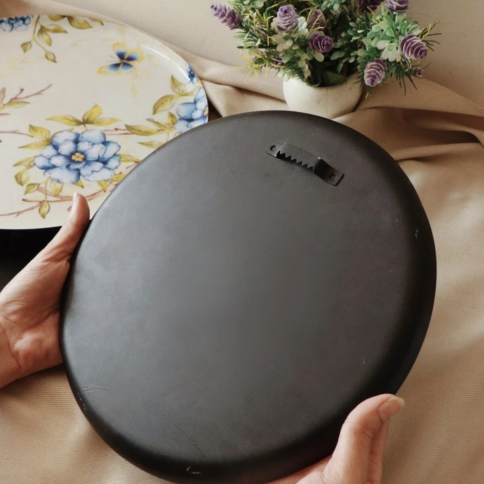 NUEVO Anthropologie XL Boho Metal Floral Cestas Colgantes de Pared Platos - Juego de 5 Foto 4 de 4