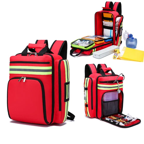 Kit médico de primeros auxilios mochila de rescate de emergencia almacenamiento gran capacidad exterior*/ - Imagen 7 de 32
