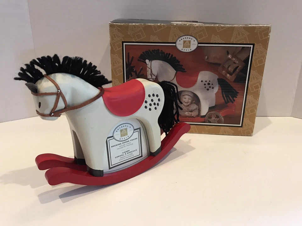Grandma’s Attic Rocking Horse Pictute Frame - Holds A 2.5” X 3”Photo - Image 3 of 4