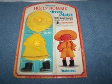 Holly Hobbie Dress Mates Raincoat Outfit Vintage Knickerbocker New AGC 9872