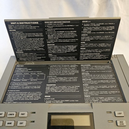 Registratore Midi Sequencer 8 canali Alesis MMT-8 vintage testato - Foto 9 di 10